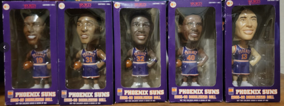 Phoenix Suns Bobblehead Dolls Set - 2005-06 Season (Starting Five, 5 pcs) - Picture 1 of 4